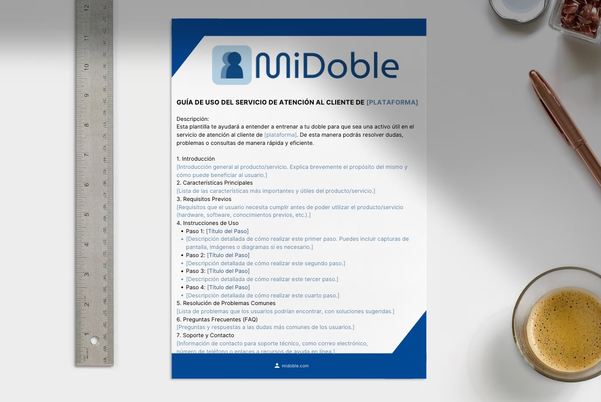 Prompt Atención al cliente con IA